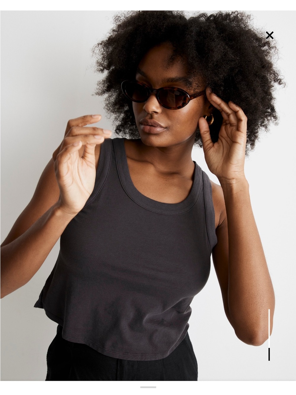 Madewell Russell Oval Sunglasses - Picture 2 of 5